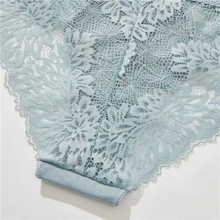 majtki damskie kwiecista koronka kolor czerwony rozmiar M