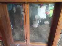 Okno drewniane z rozbiórki