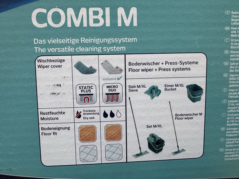 Mop wiadro, zestaw mycia podlogi LEIFHEIT