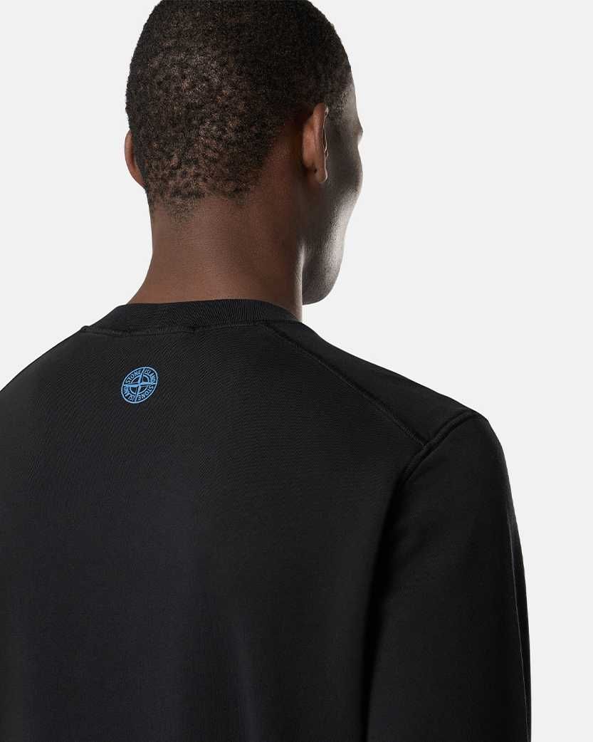 Світшот Stone Island 66182 Cotton Fleece Sweatshirt Black