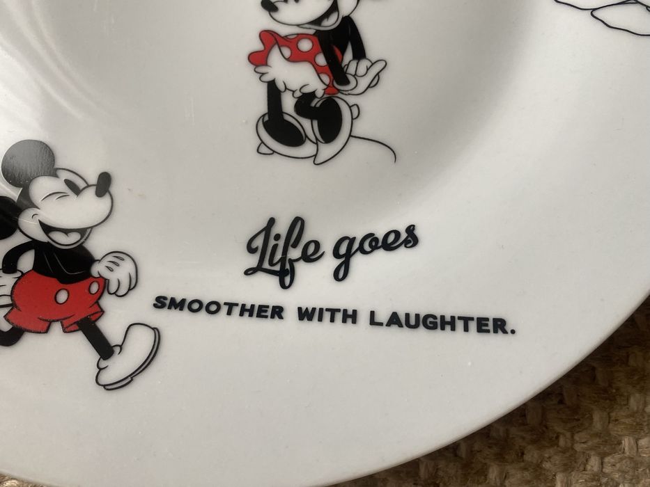 Prato Porcelana Mickey Mouse Disney - Novo