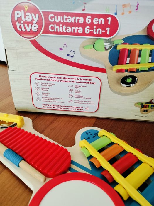 Guitarra bebé 6 em 1 +12M