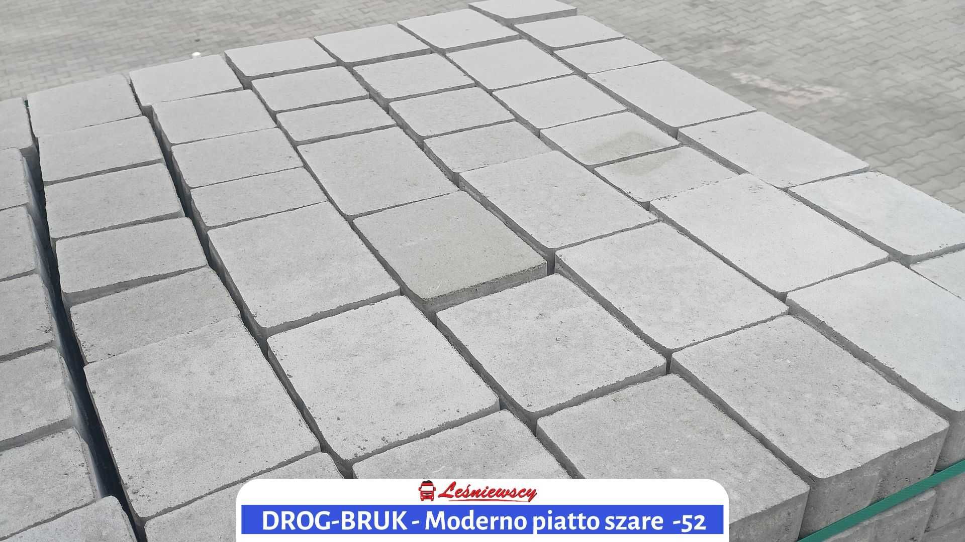 Moderno piatto szare 6 DROGBRUK, kostka brukowa , taras, podjazd