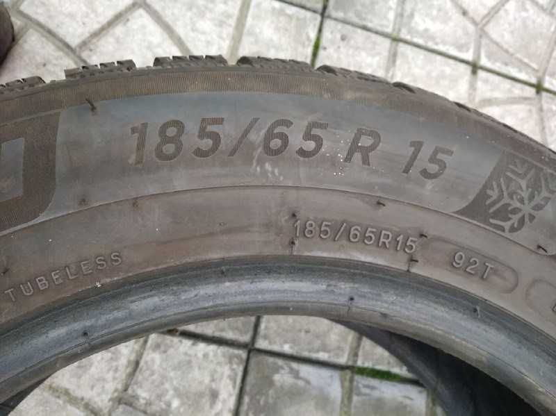 Michelin Alpin 6, зима, бу 185/65/R15