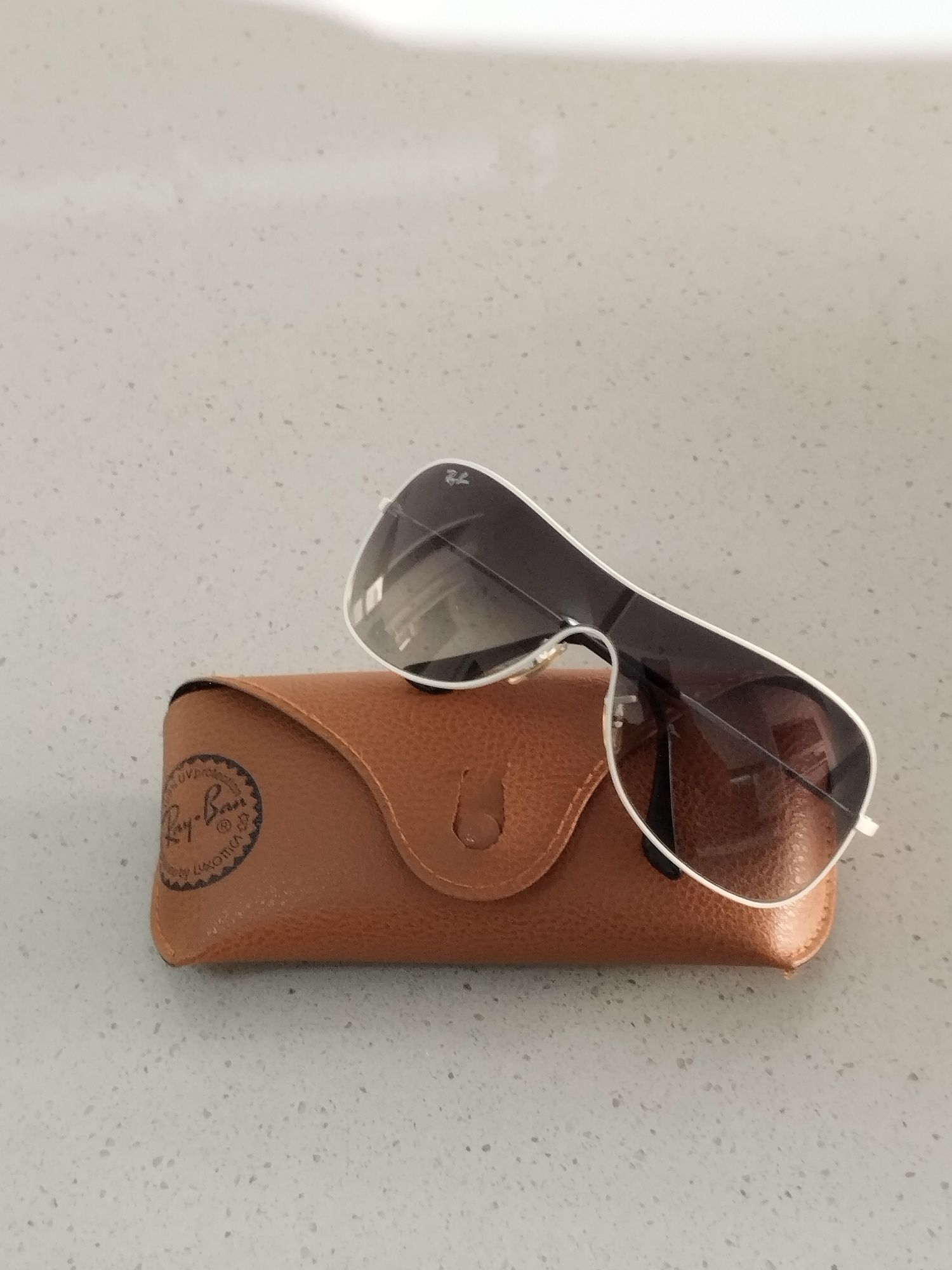 Óculos ray ban originais brancos