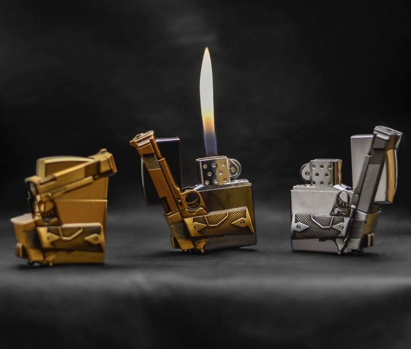 Zapalniczka Plomieniowa Na Gaz Pistolet Glock Metalowa Gazowa
pistolet