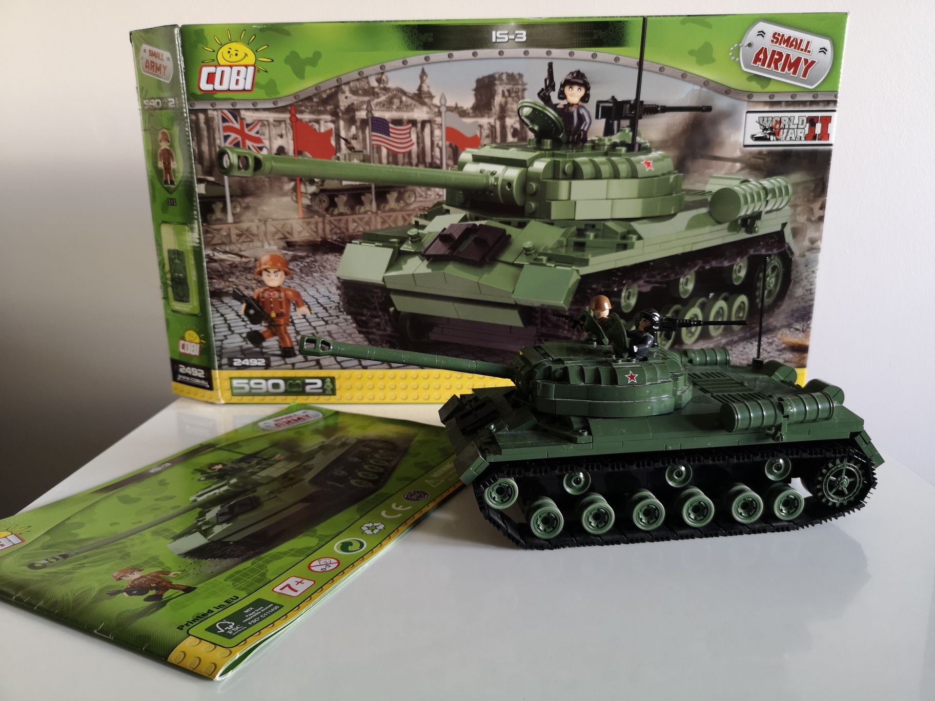Cobi 2492 radziecki czołg IS-3
