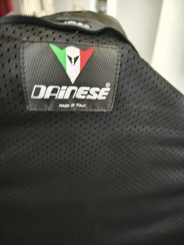 Blusão mota com forro Dainese pele genuína