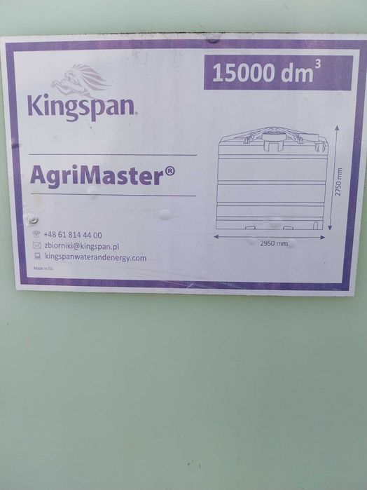 Zbiorniki na RSM, wode