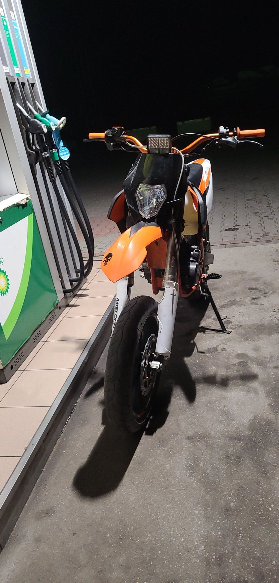 Cross 250 projekt supermoto w całości