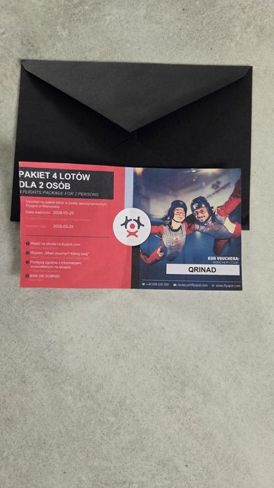 Voucher 4 lotów dla 2 osób