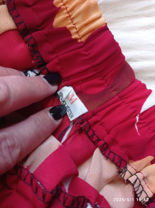 Spódnica 10 M 38 midi długa plisowana na gumce