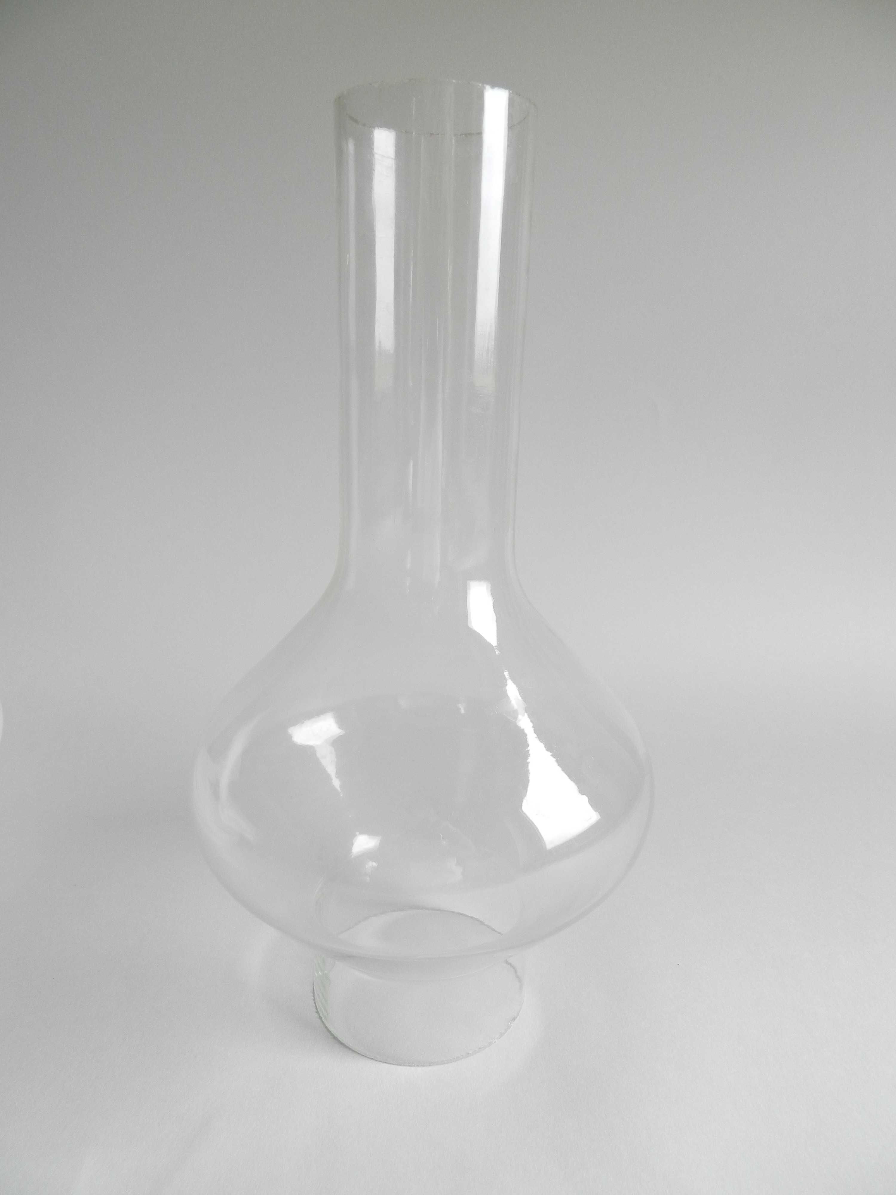 szklany klosz kominek do lampy naftowej śr 7 cm