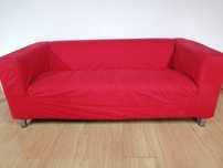 Sofá vermelho impecável
