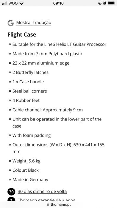 Fight Case para pedais ou pedaleira