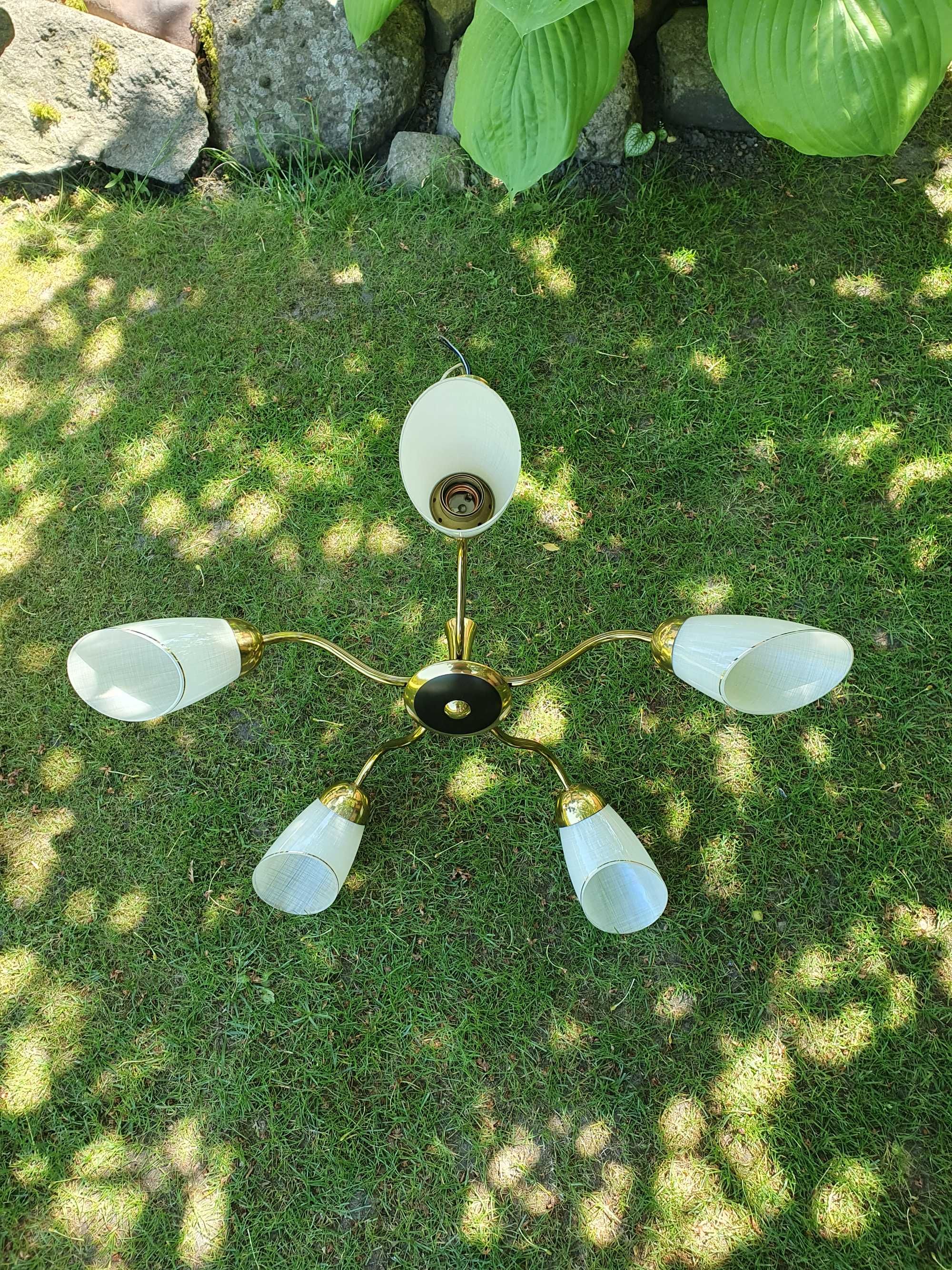 Lampa sufitowa, Niemcy, lata 60, vintage / retro / PRL