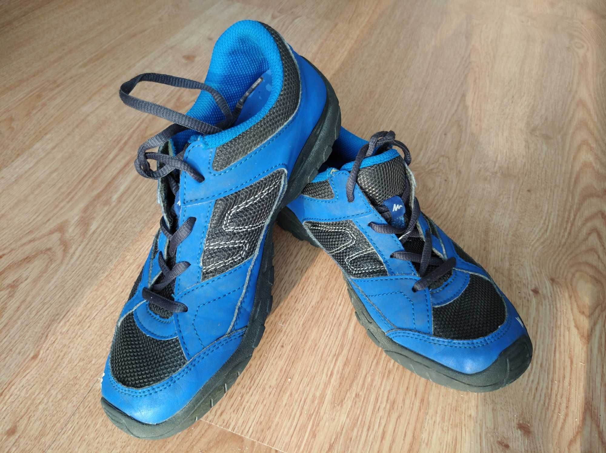 Buty Decathlon Quechua trekingi niebieskie rozm 36 tj 225