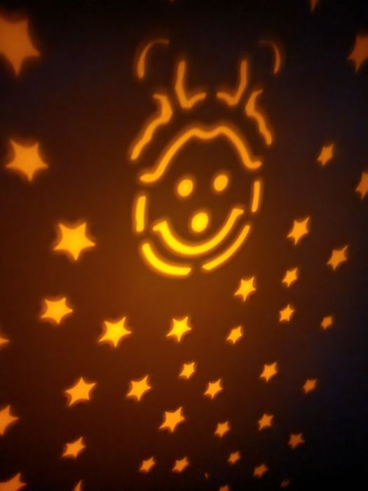 Lampka nocna projektor biedronka