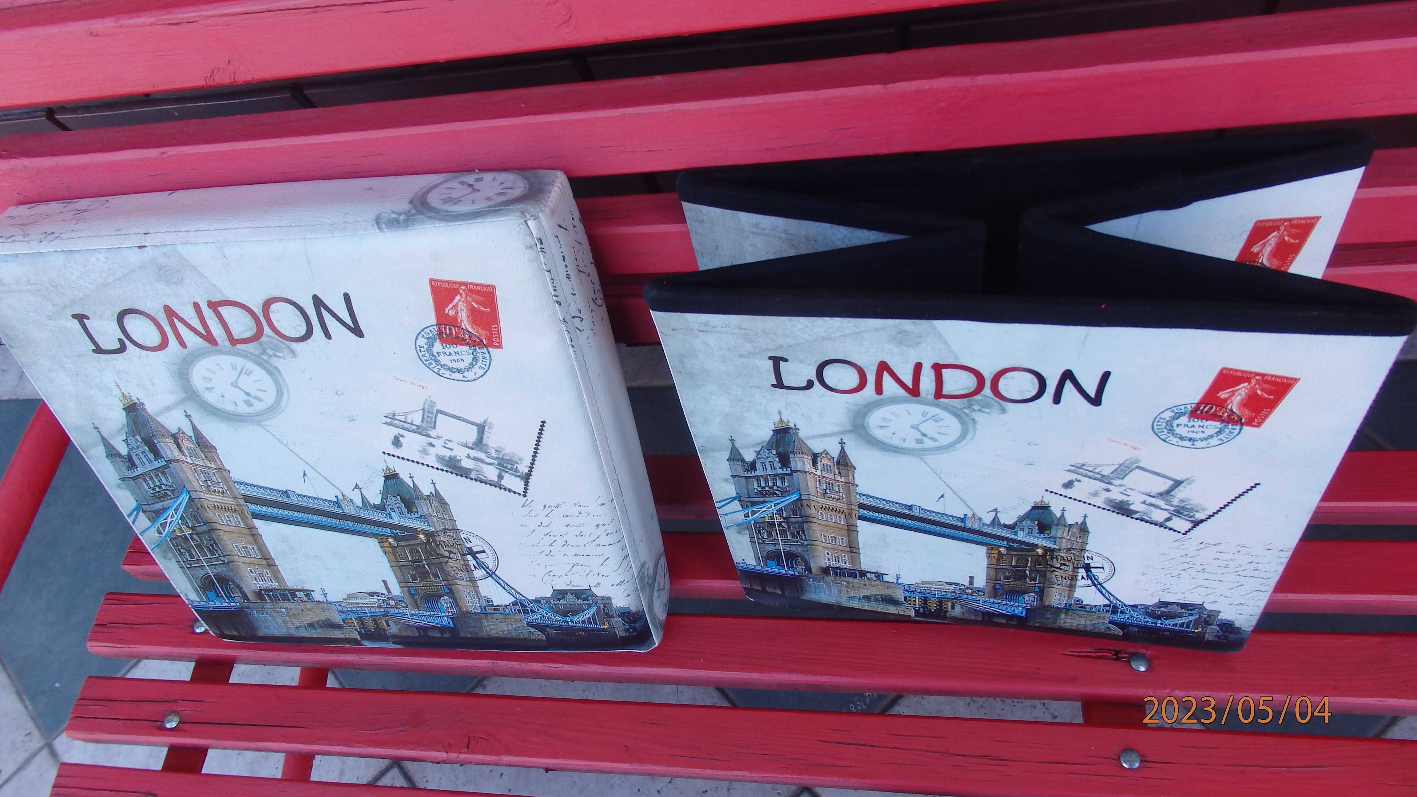 Pufa składana LONDON - wspomnień czar.