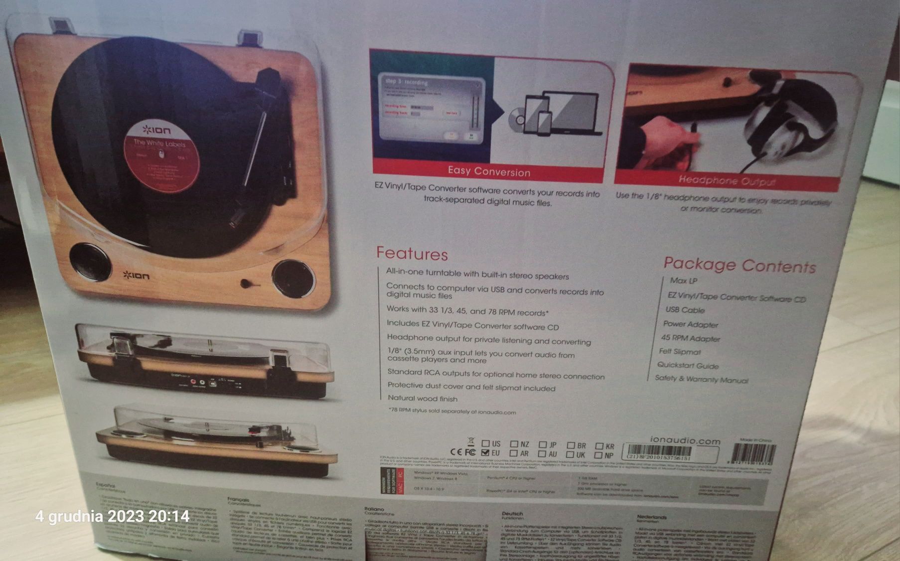 Gramofon LP jak nowy