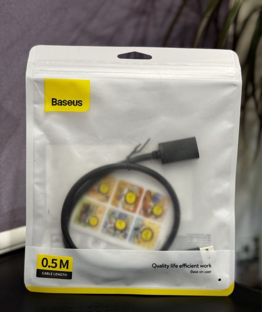 Кабель Baseus AirJoy Series USB to USB (0.5m)