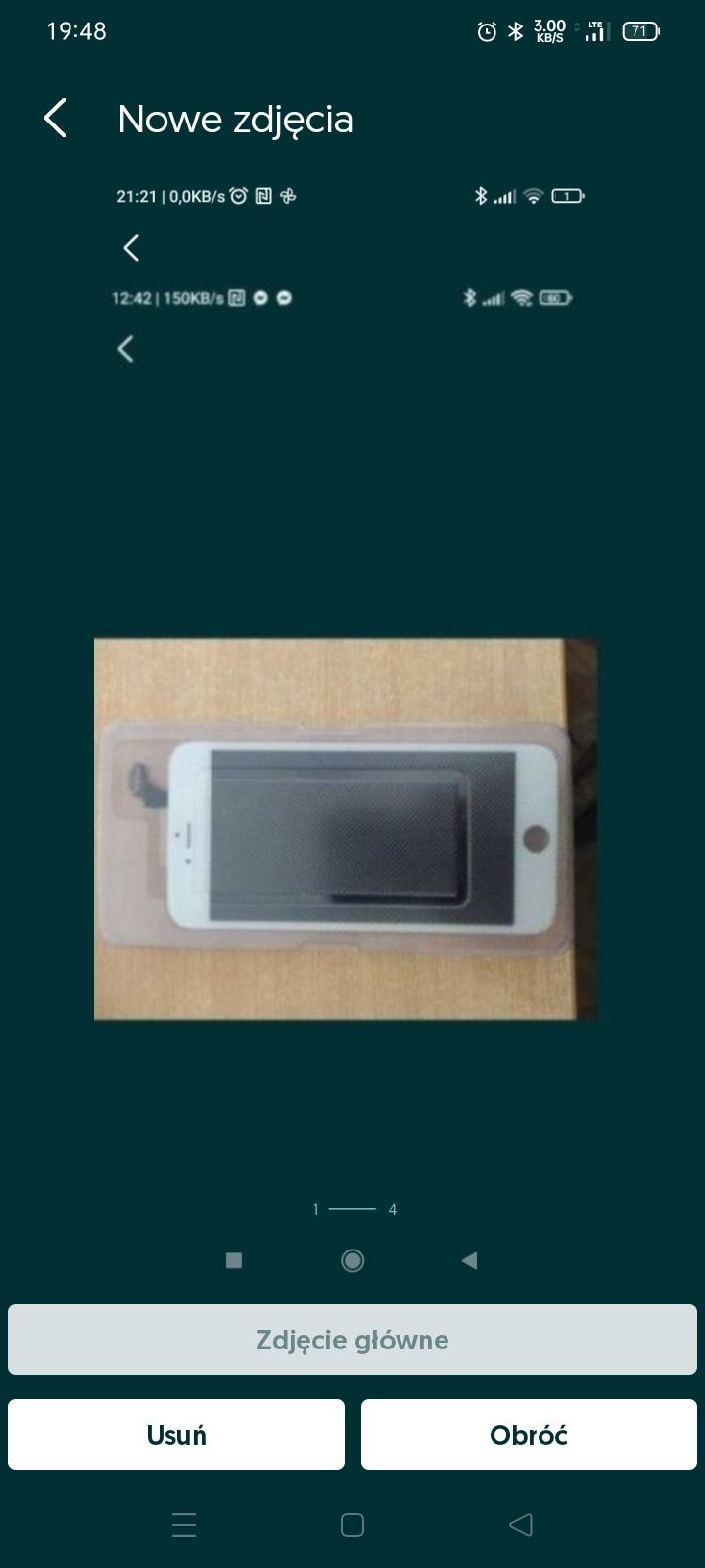 Lcd wyswietlacz Digitizer iphone 6 plus biały nowy