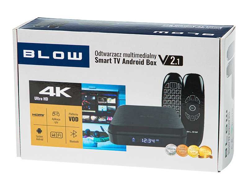Android TV BOX BLOW BLUETOOTH V2.1 pilot SMART z klawiaturą