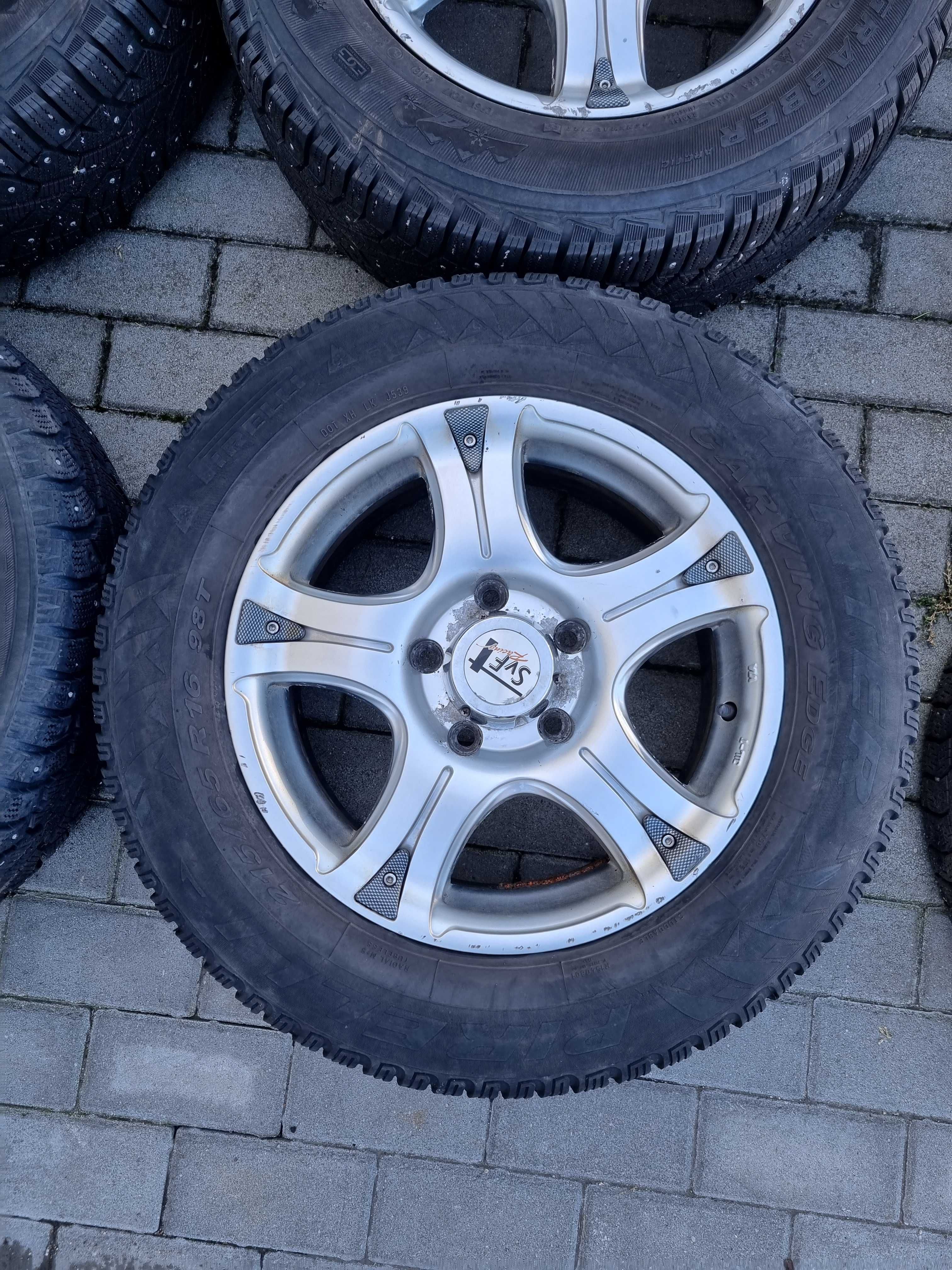 Koła opony zimowe 215/65 R16 5x127 Chrysler Grand Voyager K16