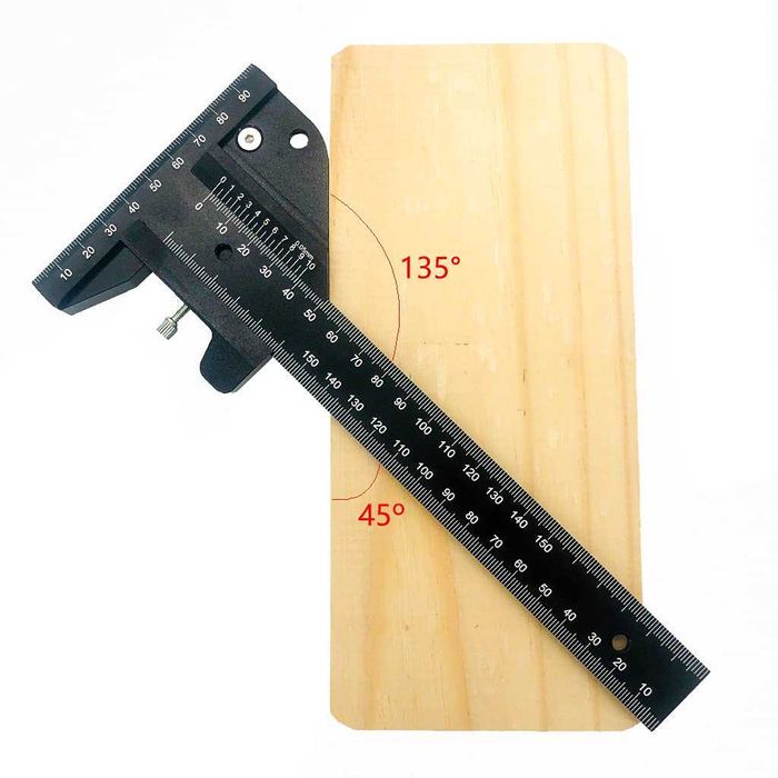 Nowa linijka do otworów typu T /linijka kątowa /stal nierdzewna !3796!