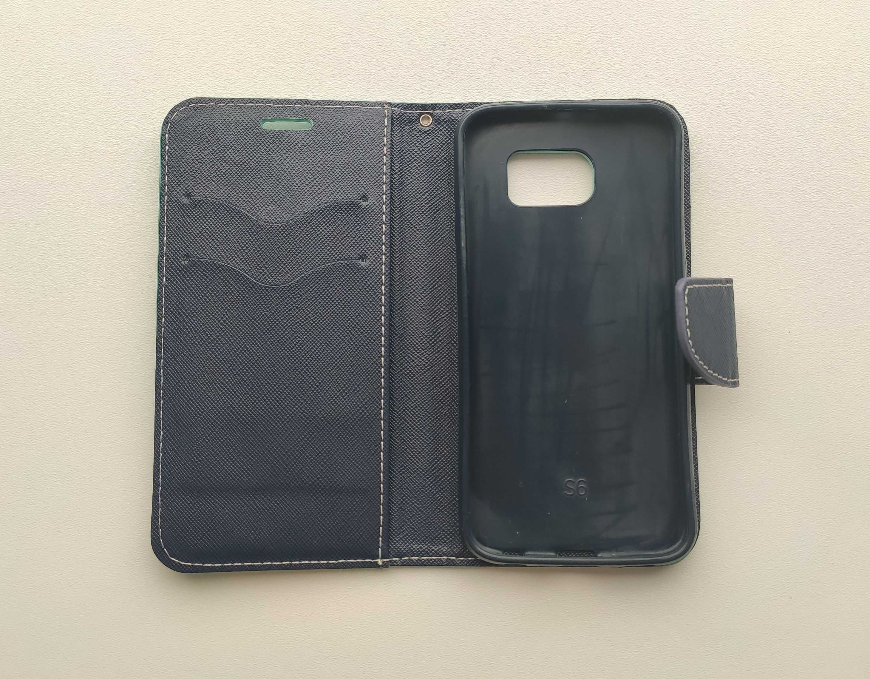 Etui Samsung Galaxy S6 (SGS6) - z kieszonkami na karty