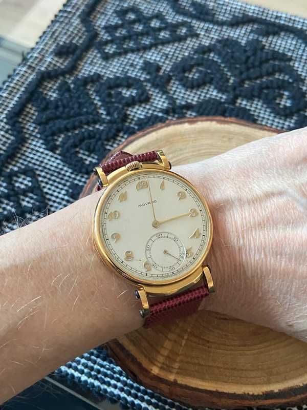 Luksusowy Swiss Movado 1940 rok