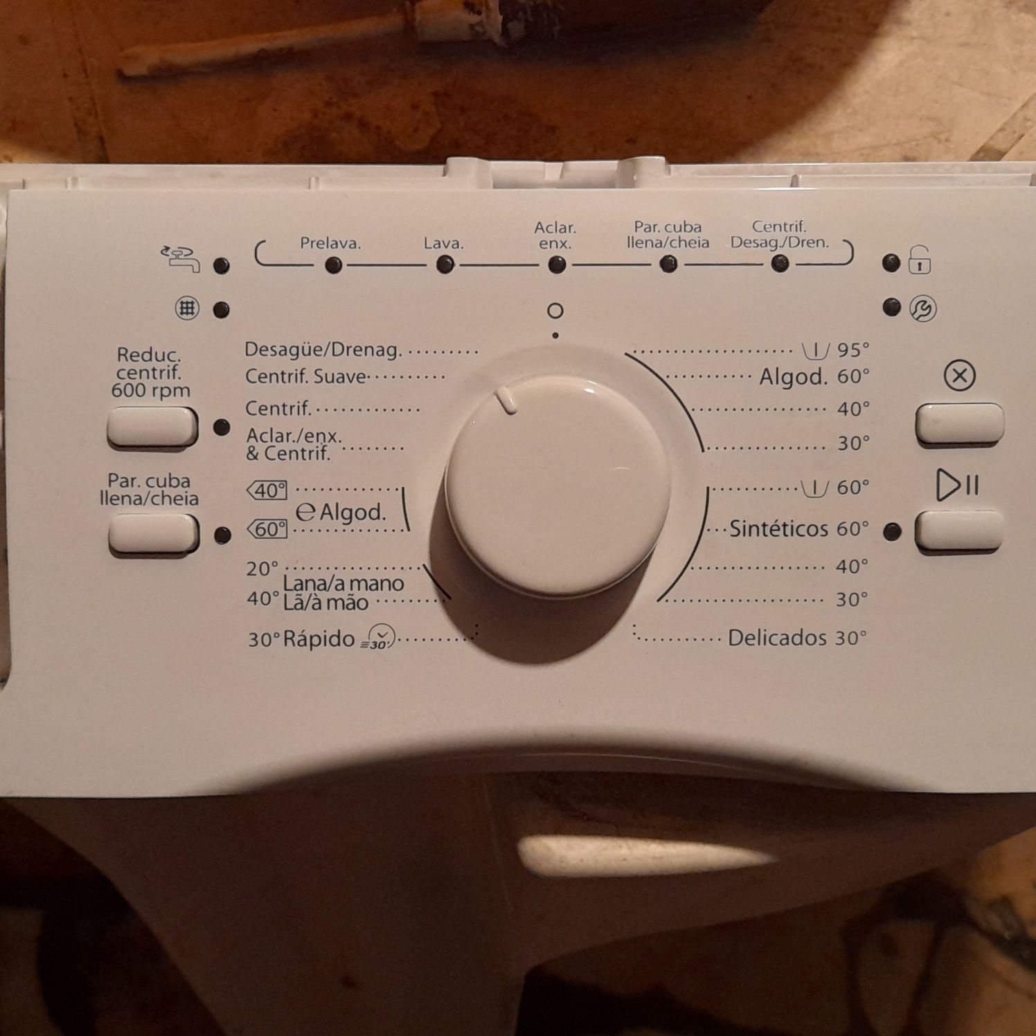 Painel de controle para maquina de lavar Whirlpool AWOC 7200