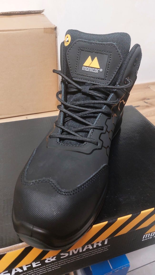 Buty robocze ochronne Monitor Hybrid schwarz ESD S3 rozmiar 44