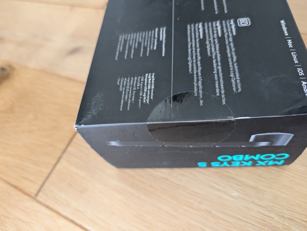Logitech MX Keys S combo nowa zaplombowana, zestaw klawiatura+mysz