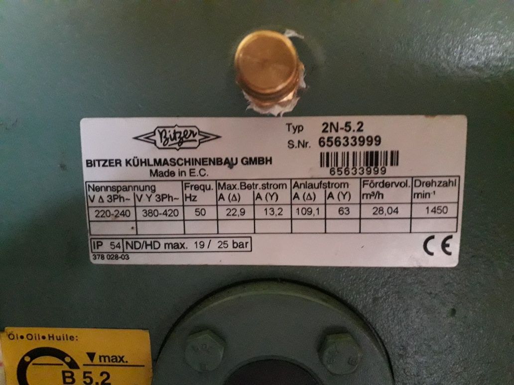 Sprężarka chłodnicza BITZER 2N-5.2