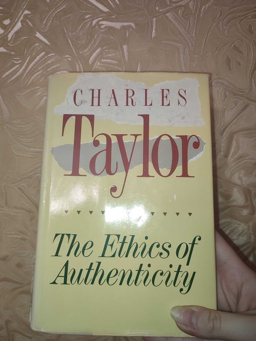 Книга англійською "The Ethics of Authenticity" Charles Taylor