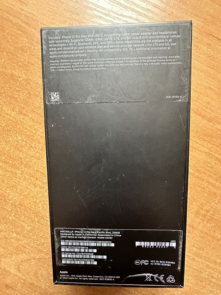 iPhone 12 pro max- 256  gb