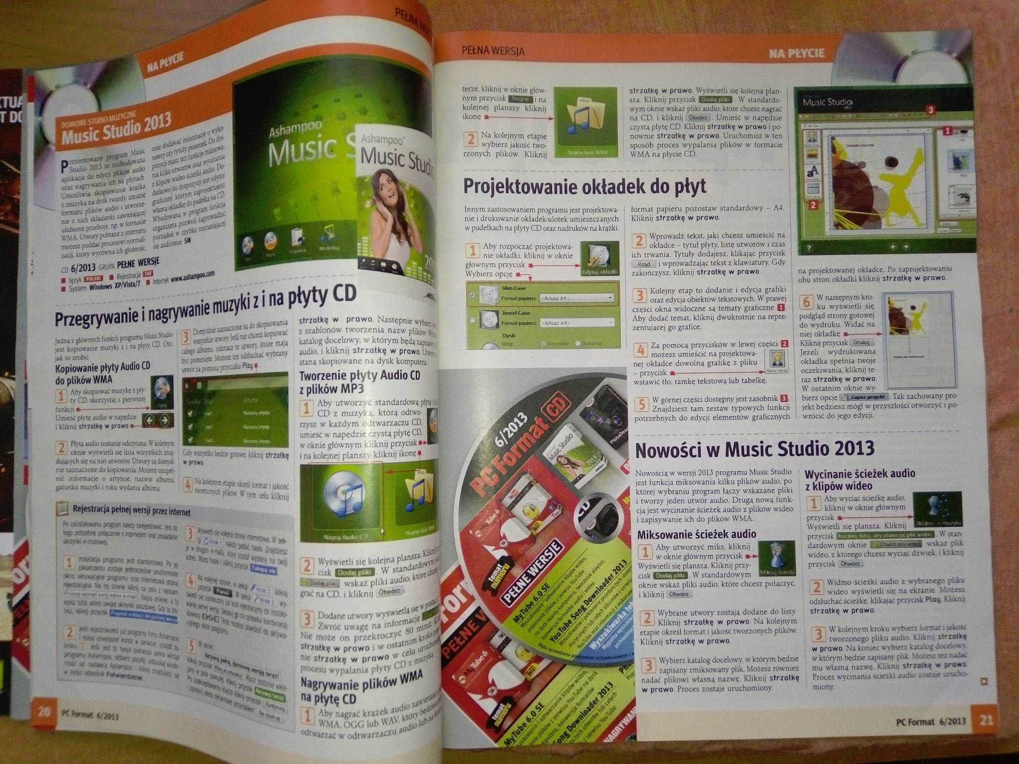 PC Format 6 2013 czerwiec (154) Gazeta + płyta CD Czasopismo