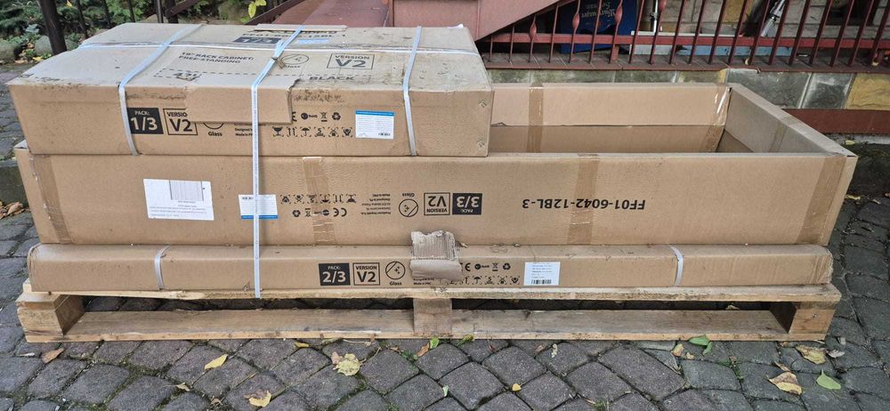 NOWA Szafa logiczna 19" 42U głębokość 1000mm LANBERG NOWA W PUDEŁKU!