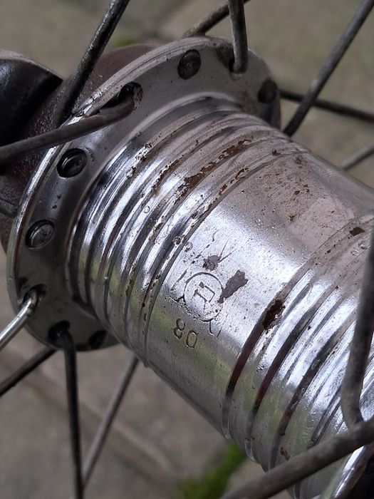 Stare aluminiowe koło tył Romet Wigry