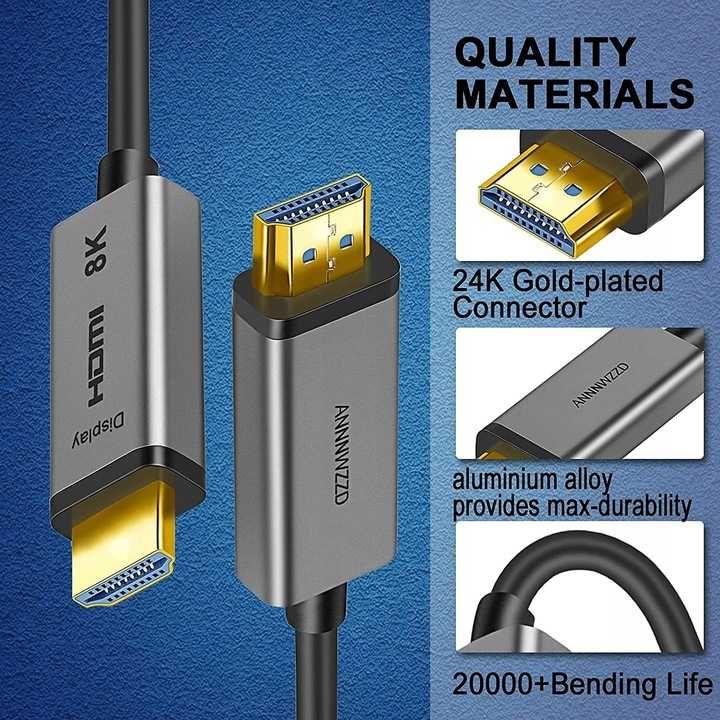 ANNNWZZD Kabel HDMI 8K 2.1 50m F176