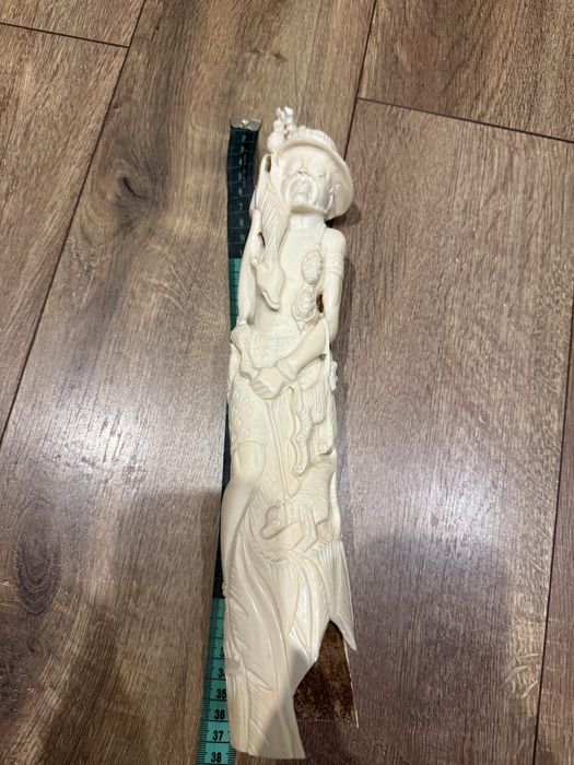 китайская статуэтка изделие фигурка сл. kоsть антиквариат бивень