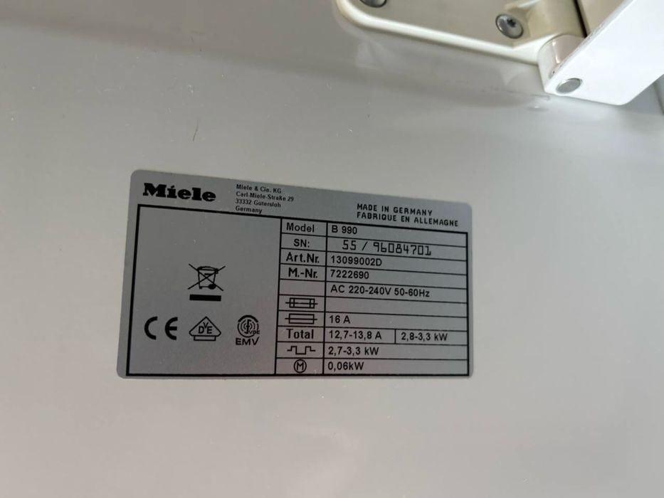 Прасувальна система Miele B 990