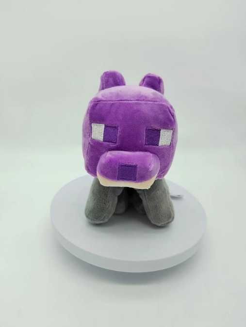 Фіолетовий Леопард (Забарвлений кіт) 23см майнкрафт Minecraft кот