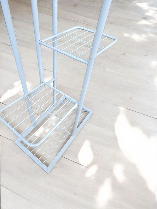 Kwietnik metalowy 6-poziomowy biały