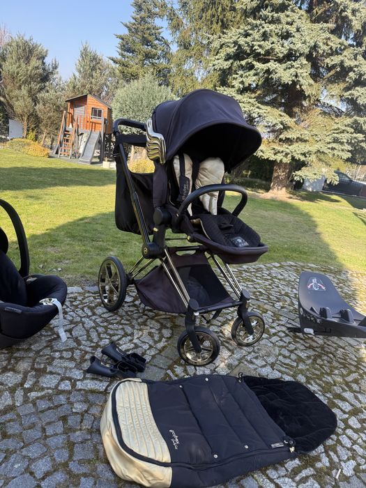 Wózek spacerowy Cybex priam by Jeremy Scott, zestaw z fotelikiem