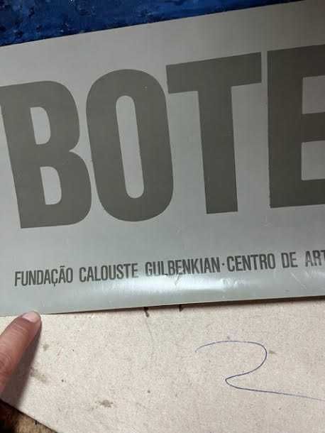 Poster/cartaz - Botelho 1989