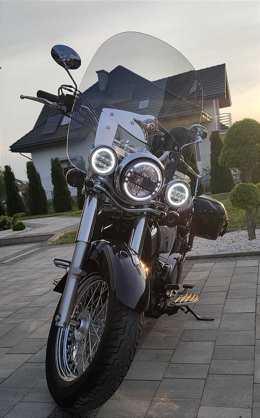 Kawasaki VN900 Classic 2023 jedyne 138mil światła LED