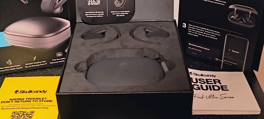 Słuchawki bezprzewodowe--Skullcandy zero boundaries max performance