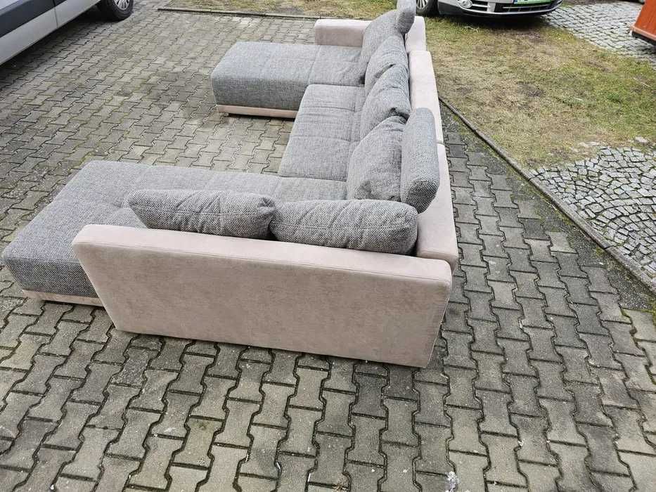 Narożnik sofa kanapa z funkcja spania spanie pojemnik posciel schowek